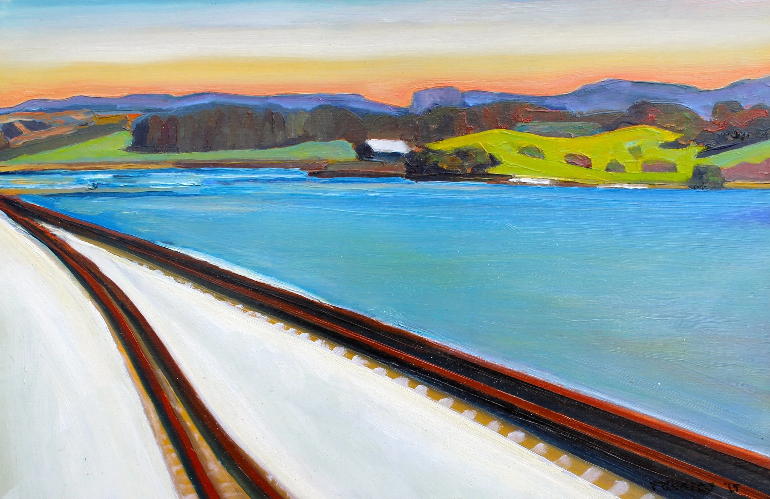 Elkhorn Slough / Oil on canvas / /10 x 16 / #368.2015