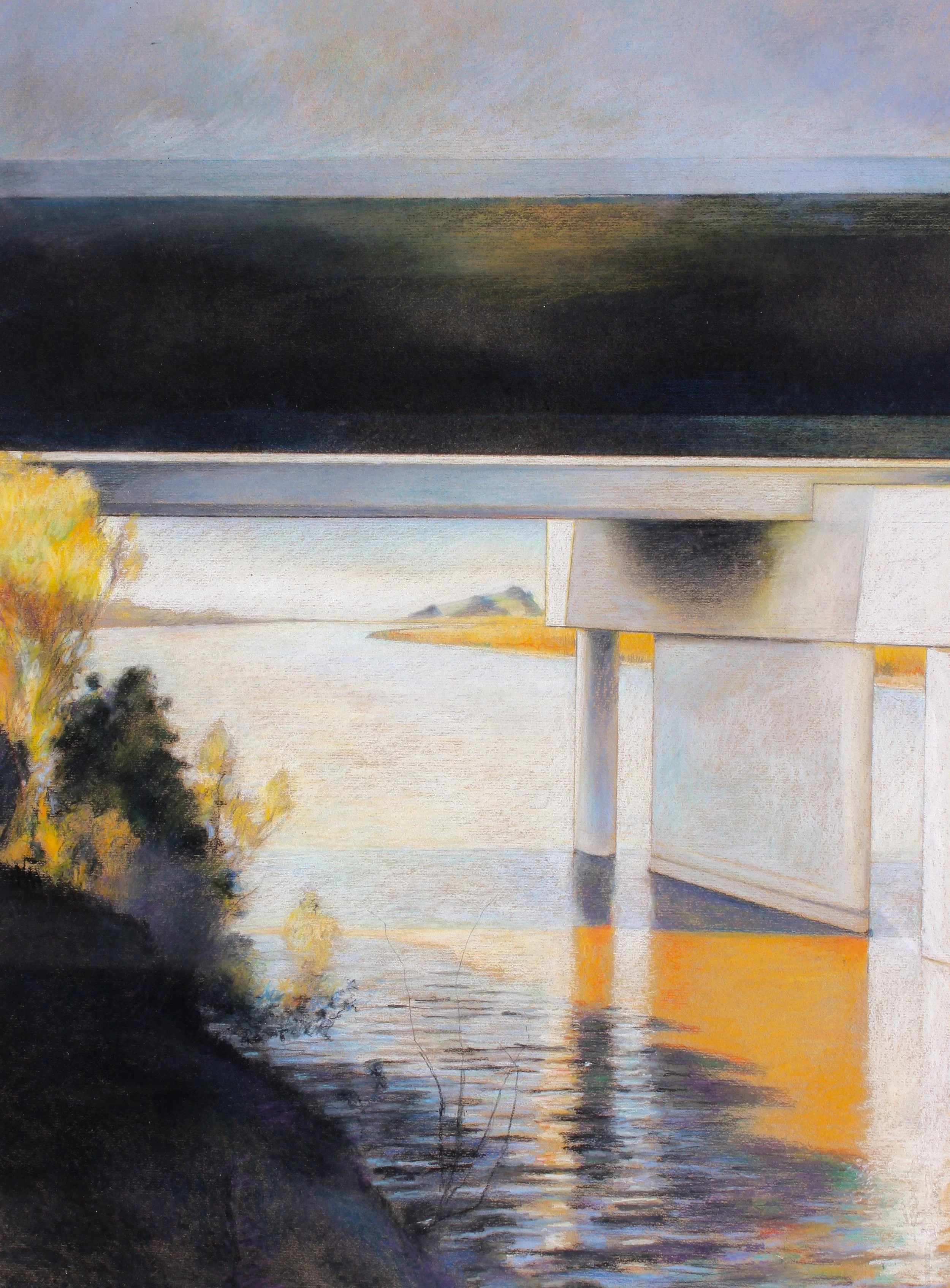Salinas River Mouth / Pastel on paper / 24x32 / #298.2005