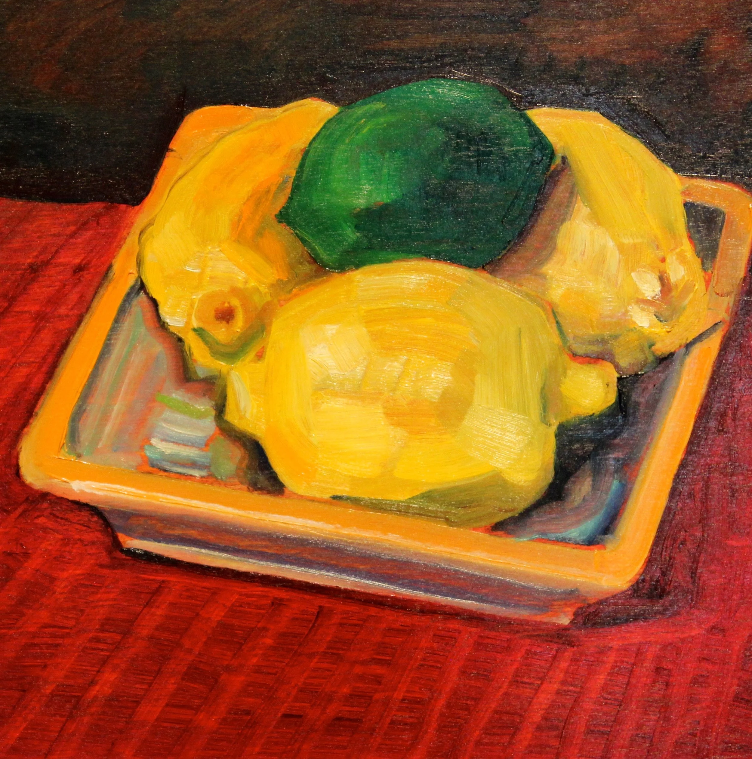 Lemons & Lime / Oil on canvas / #338.2014