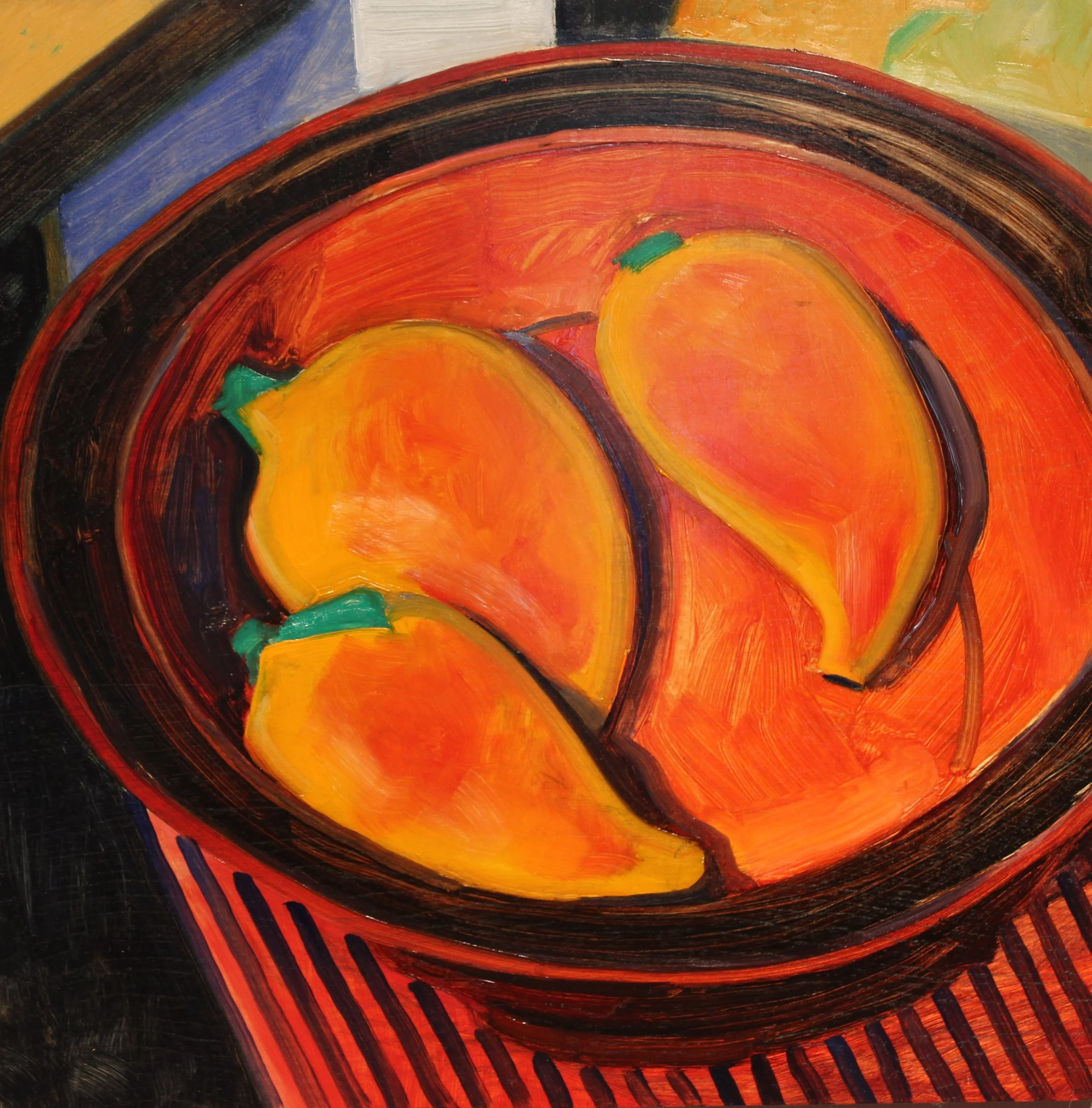 Clay Mangoes / Oil on canvas /#330.2014 