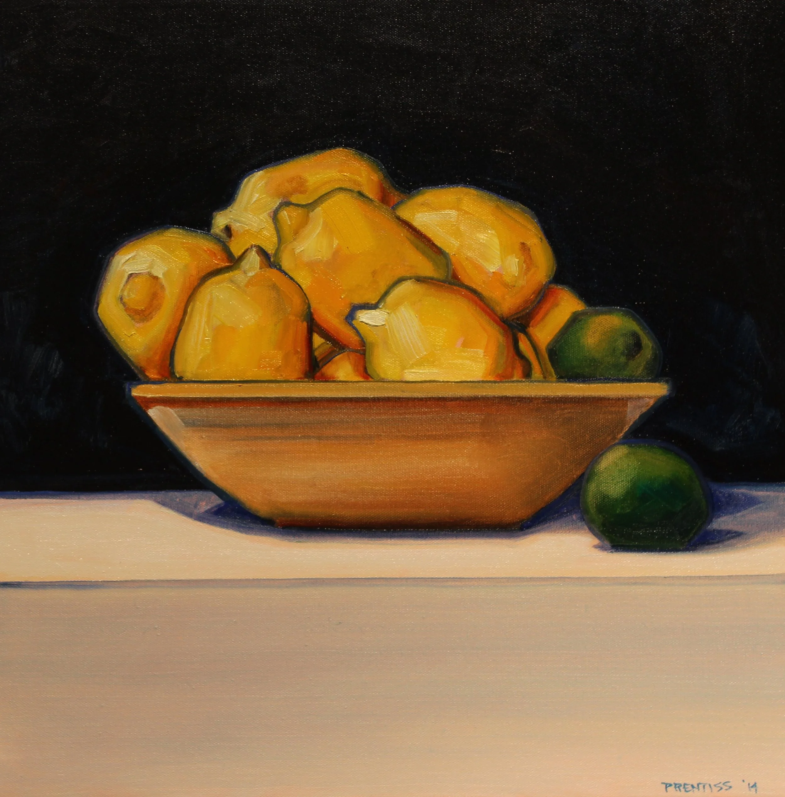 Lemons & Limes / Oil on canvas / #331.2014 