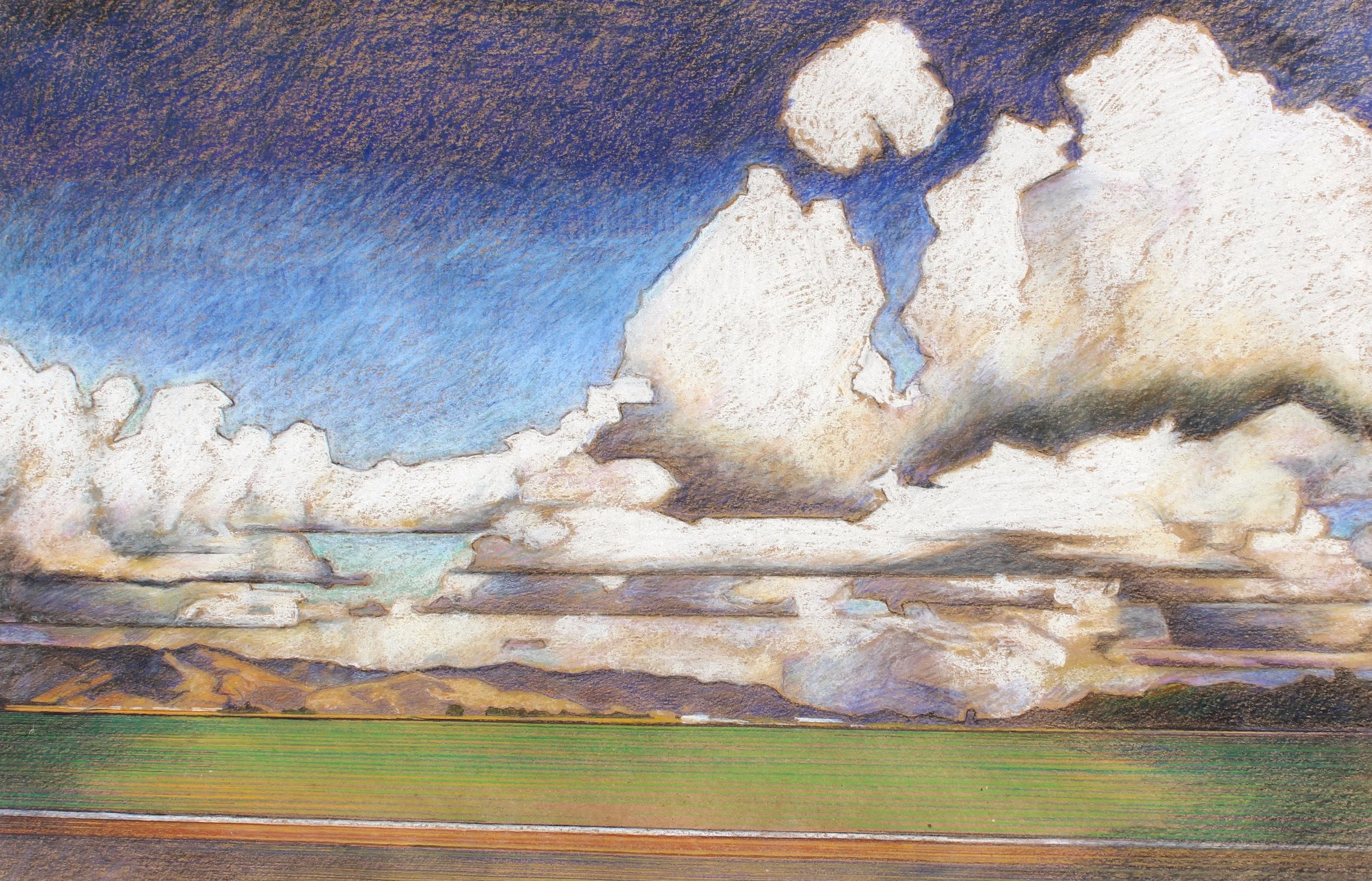 Clouds / Oil on canvas / #347.2014 