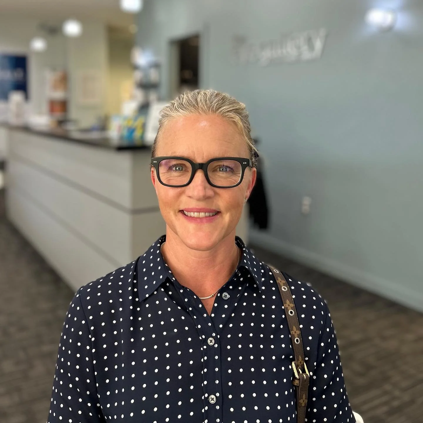 This patient looks amazing in her new frames from @saltoptics 😍