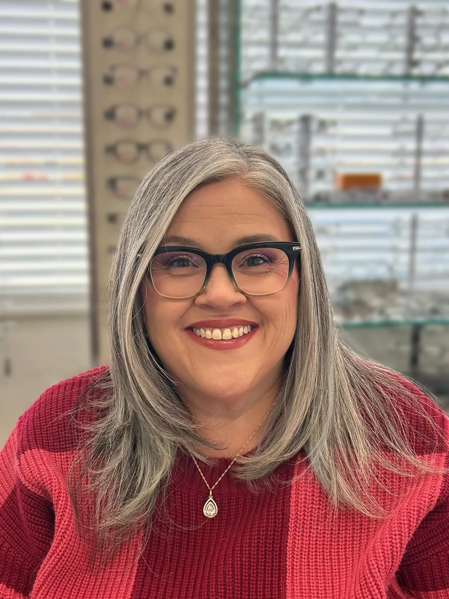 This patient found the cutest frame from @seraphineyewear 👏