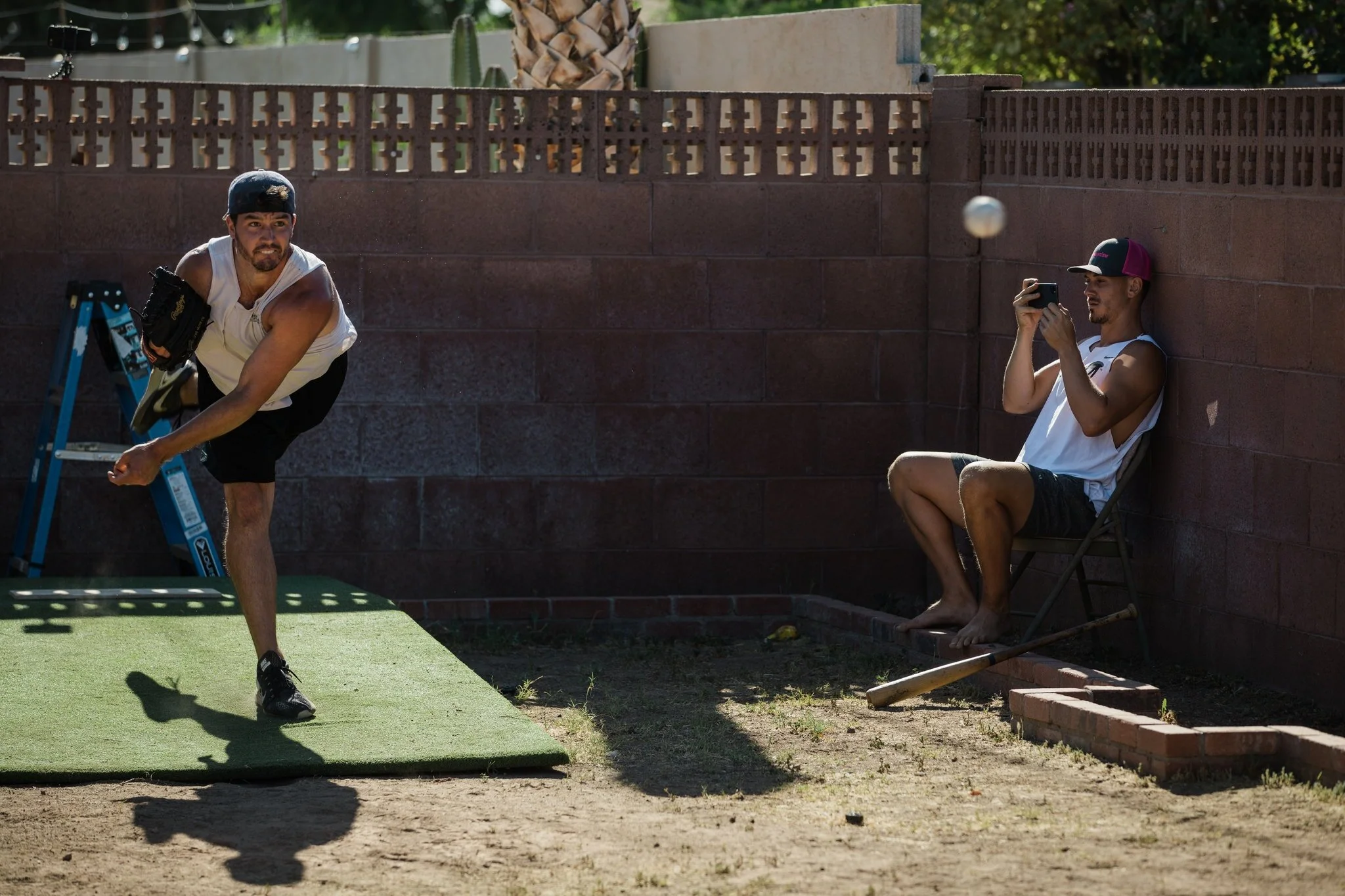 Stranded M.L.B. Prospects Find a Backyard of Dreams | The New York Times