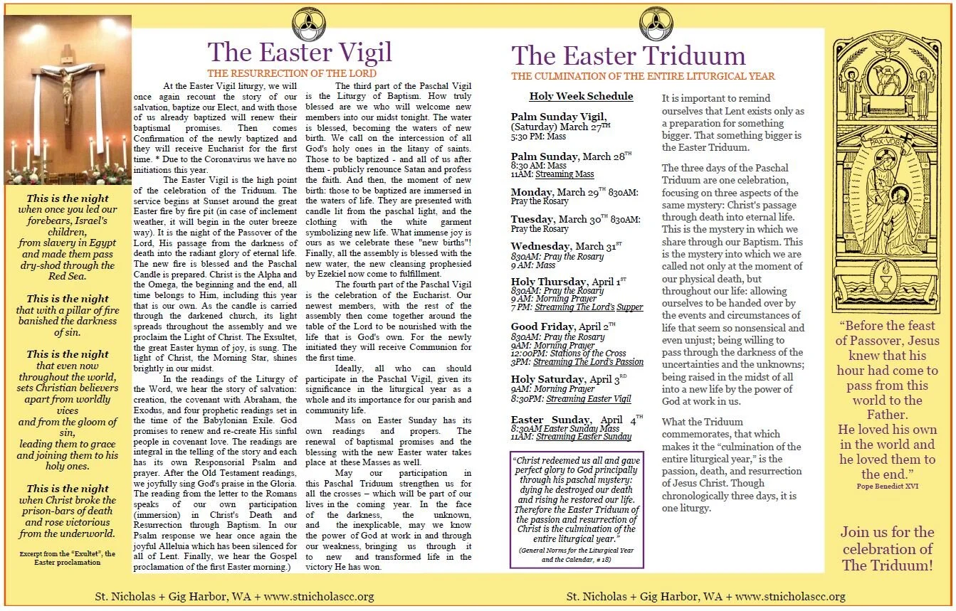 The Easter Triduum