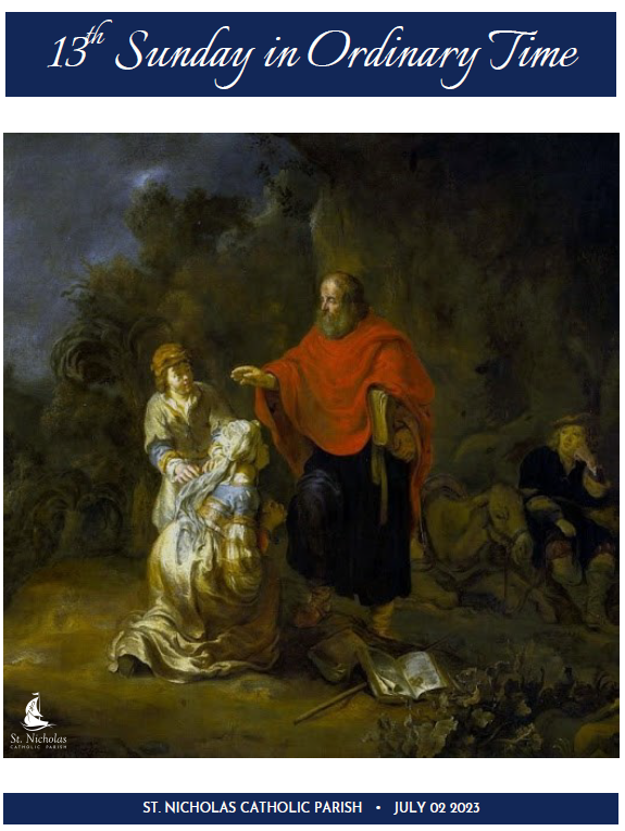 July 02, 2023 13th Sunday In Ordinary Time