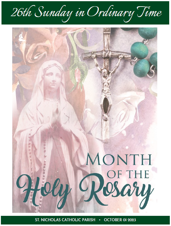 October 01, 2023 26th Sunday In Ordinary Time