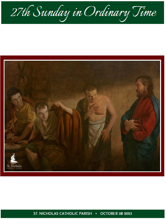 October 08, 2023 27th Sunday In Ordinary Time