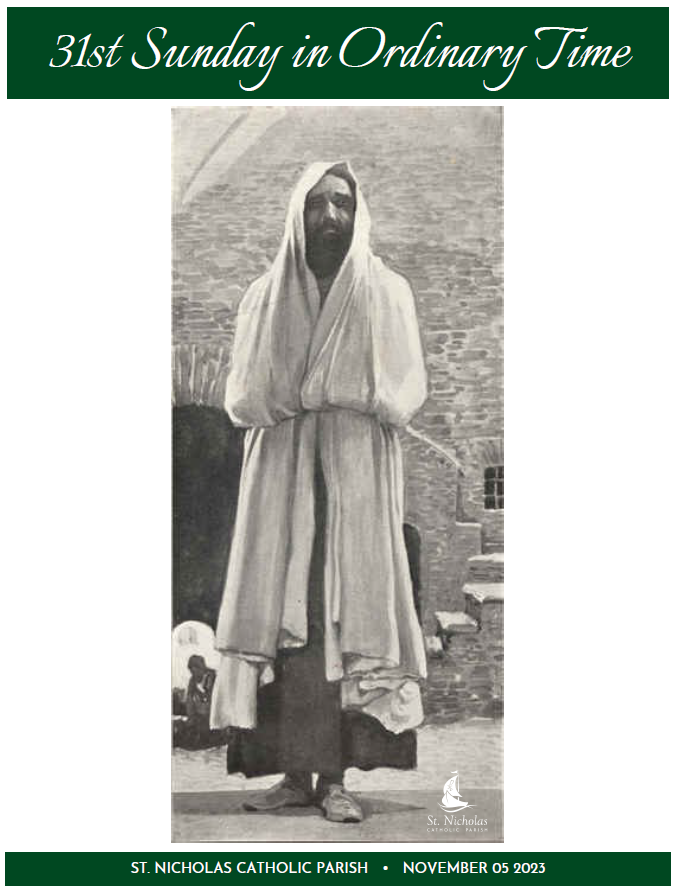November 05, 2023 31st Sunday In Ordinary Time