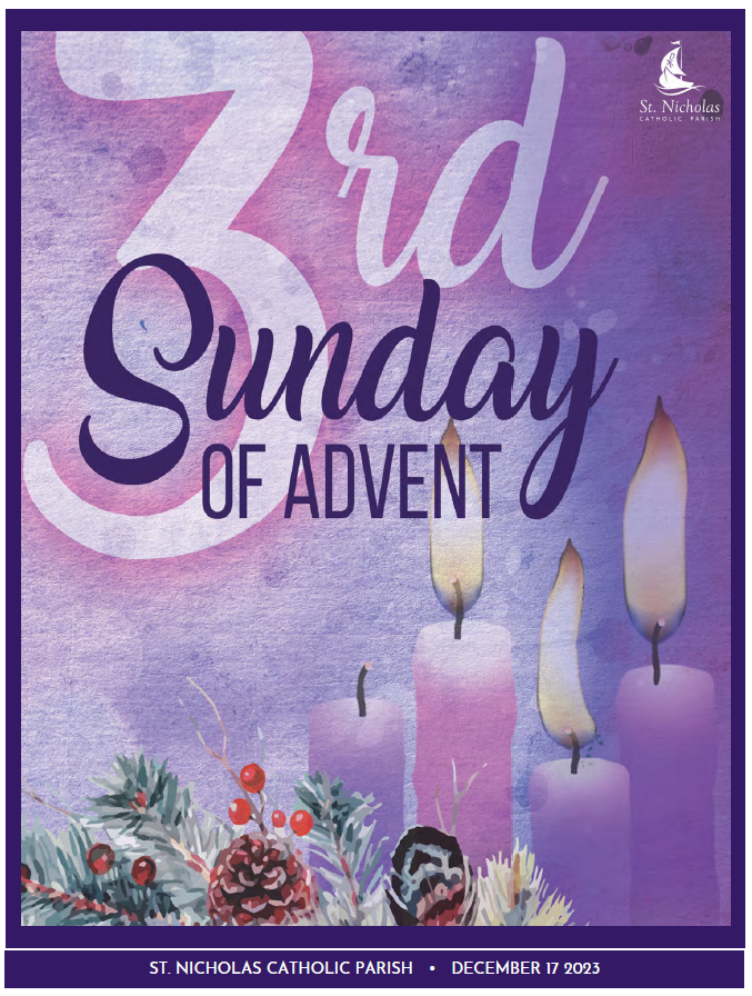 December 17, 2023 3rd Sunday of Advent