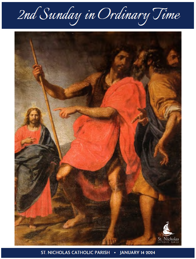 January 14, 2024 2nd Sunday in Ordinary Time