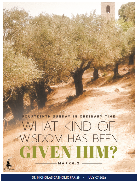 July 07, 2024 14th Sunday In Ordinary Time