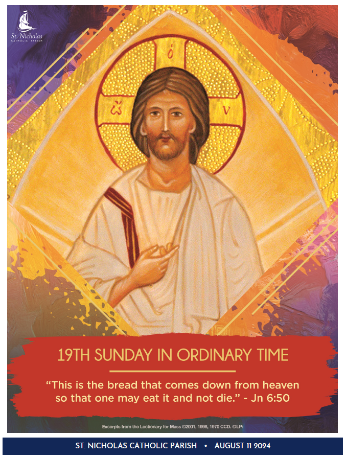 August 11, 2024 19th Sunday In Ordinary Time