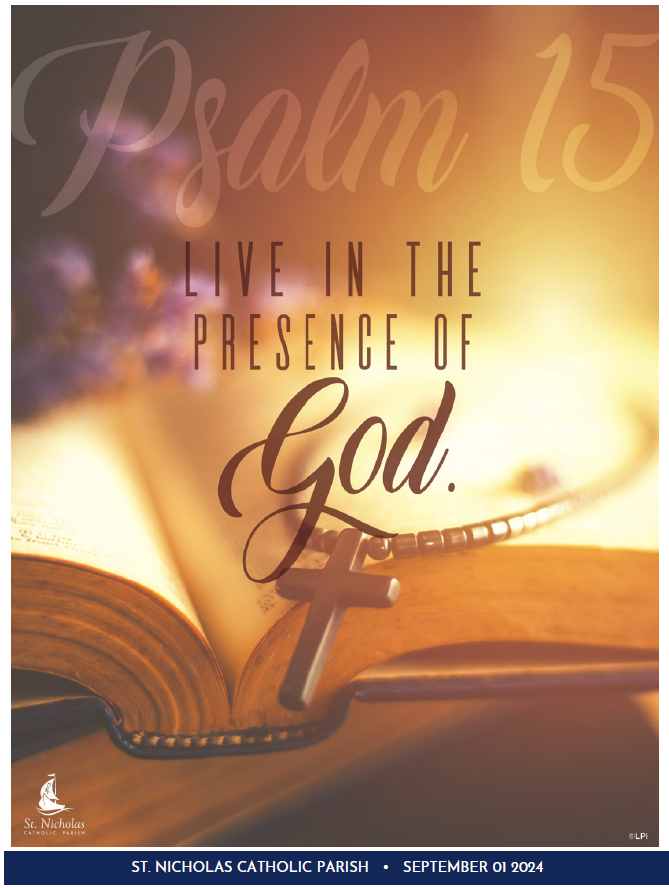 September 01, 2024 22nd Sunday In Ordinary Time