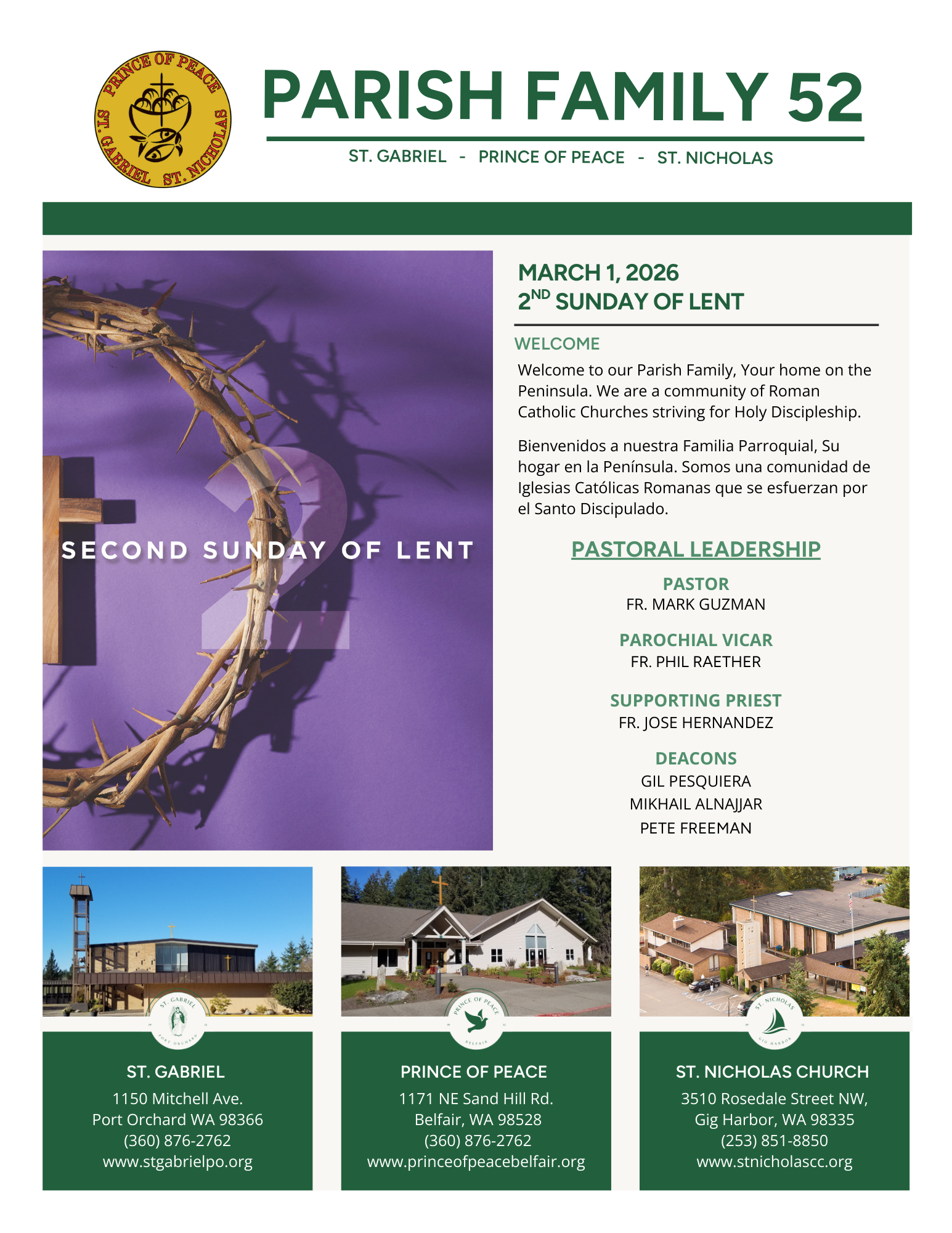 March 01, 2026 2nd Sunday Of Lent