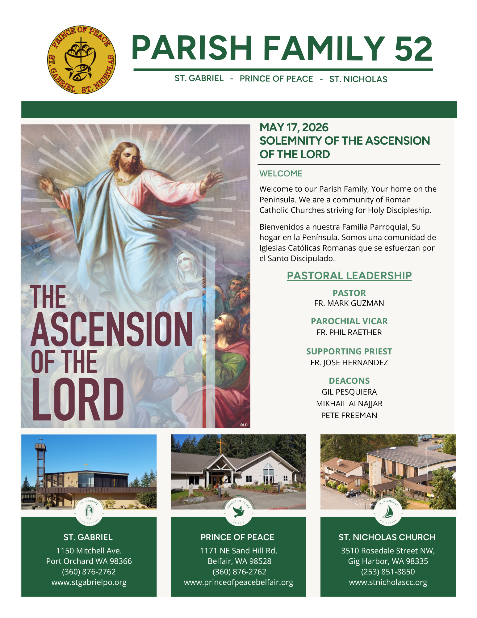 May 17, 2026 The Ascension Of The Lord