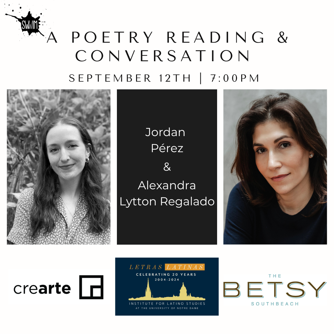 Poetry Reading &amp; Conversation with Jordan Pérez and Alexandra Lytton Regalado