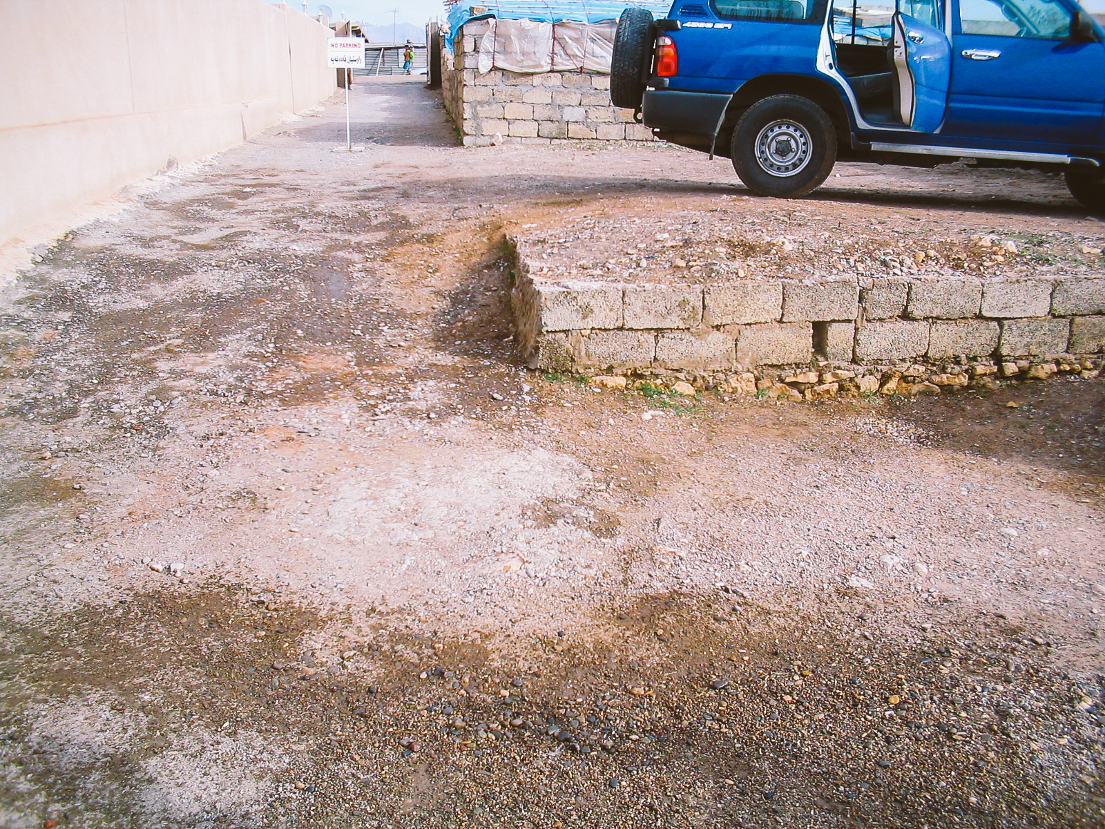  A roadway which was once filled with rubbish is now clear 