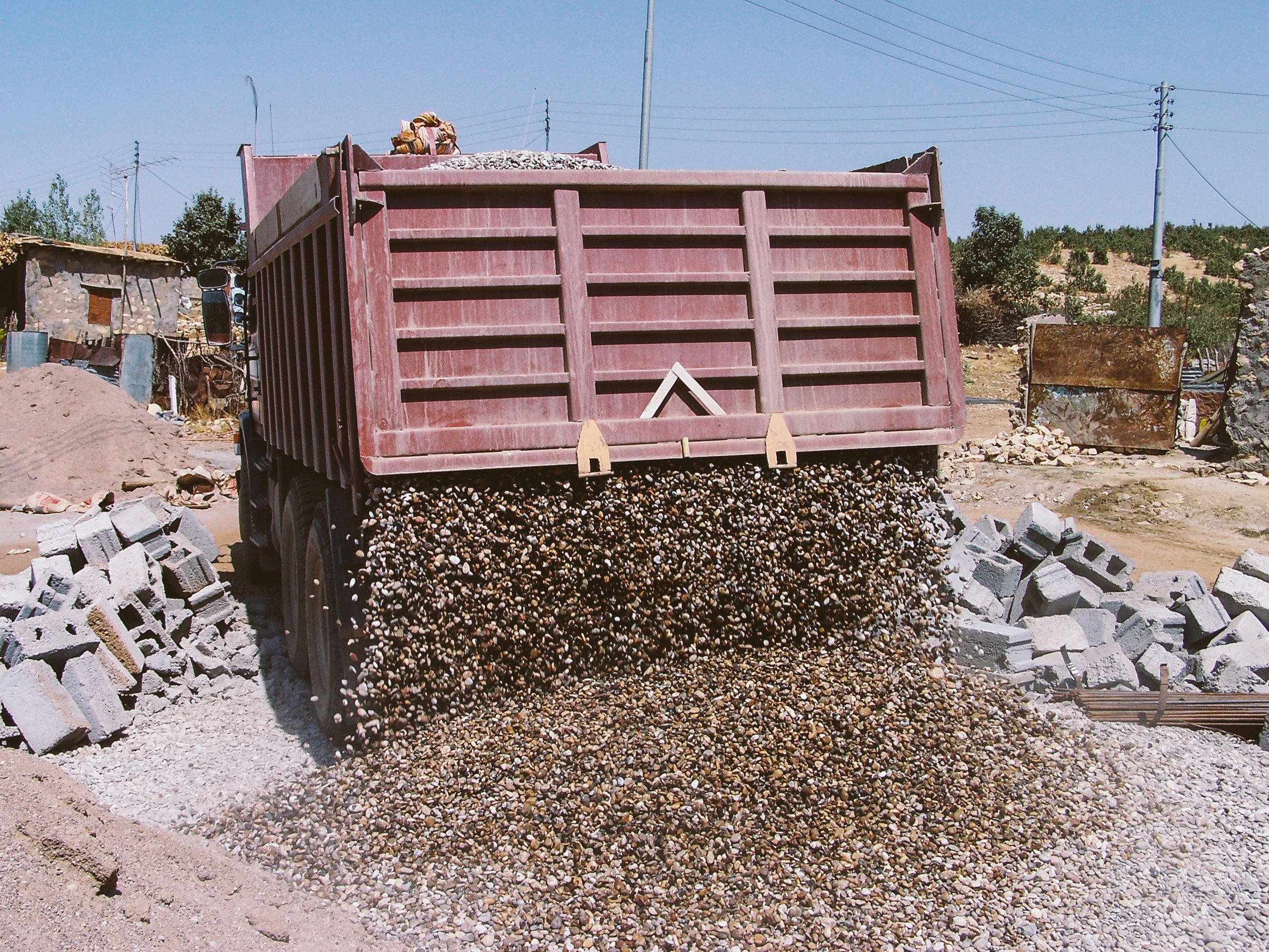  Delivery of materials for construction 