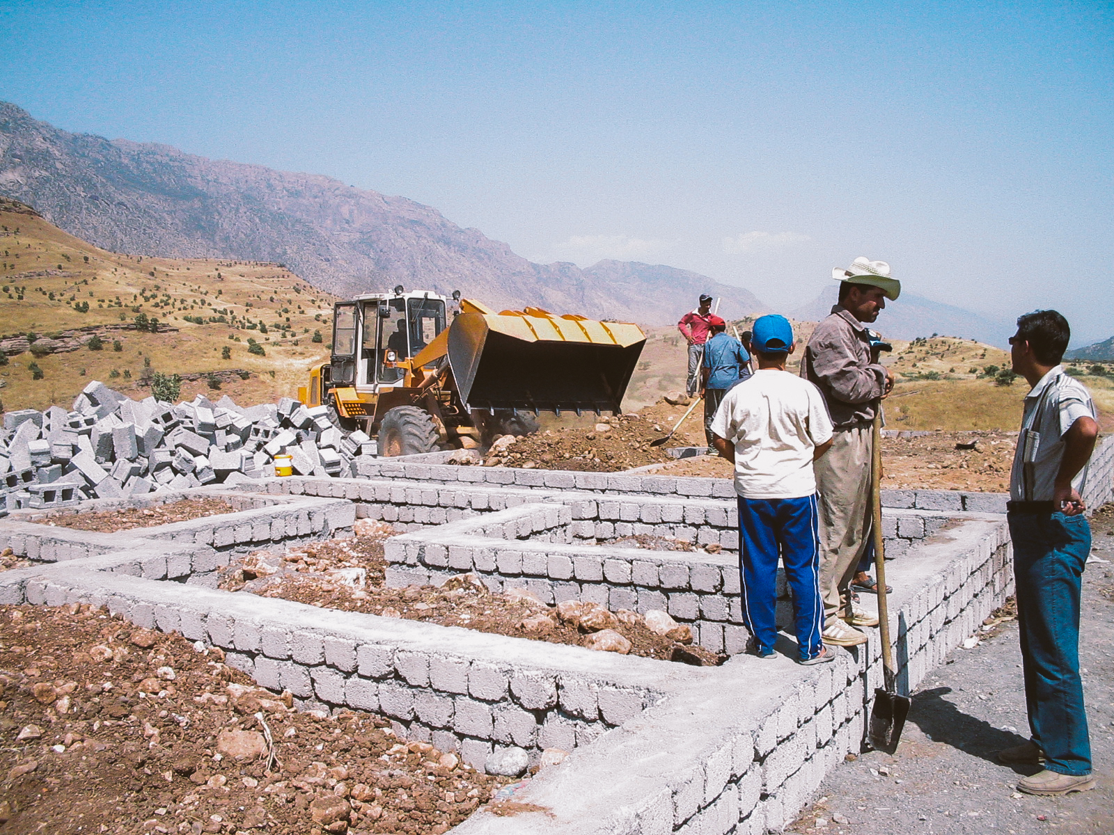  Construction begins on the community starter home 