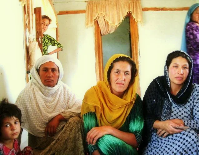 Women awaiting their micro-loan payment