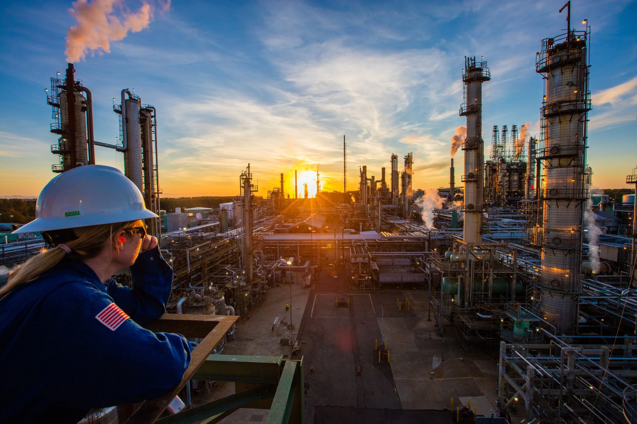 Cherry Point refinery at sunset 1.jpg