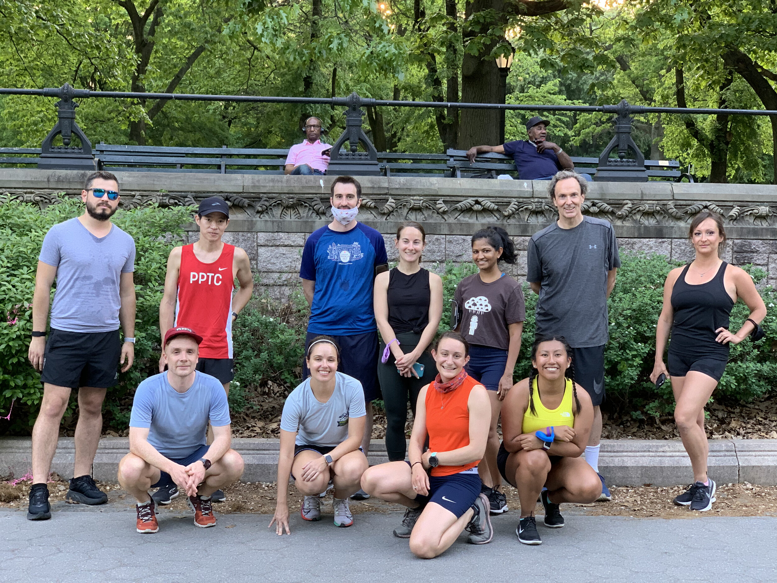 The group at the start at Harry's Wall; Photo credit:  Linda S. Chan