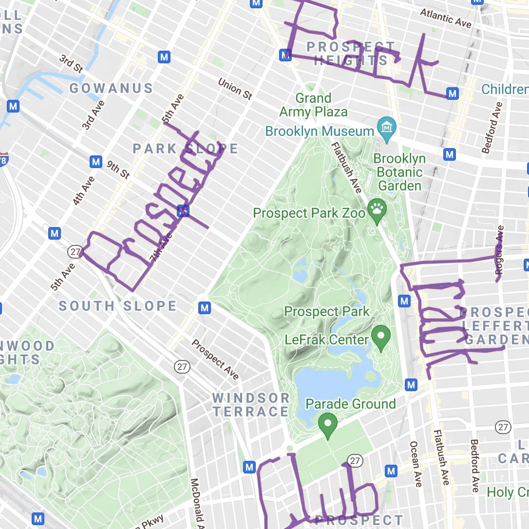Creating Run Art Using The Strava Multiple Ride Mapper