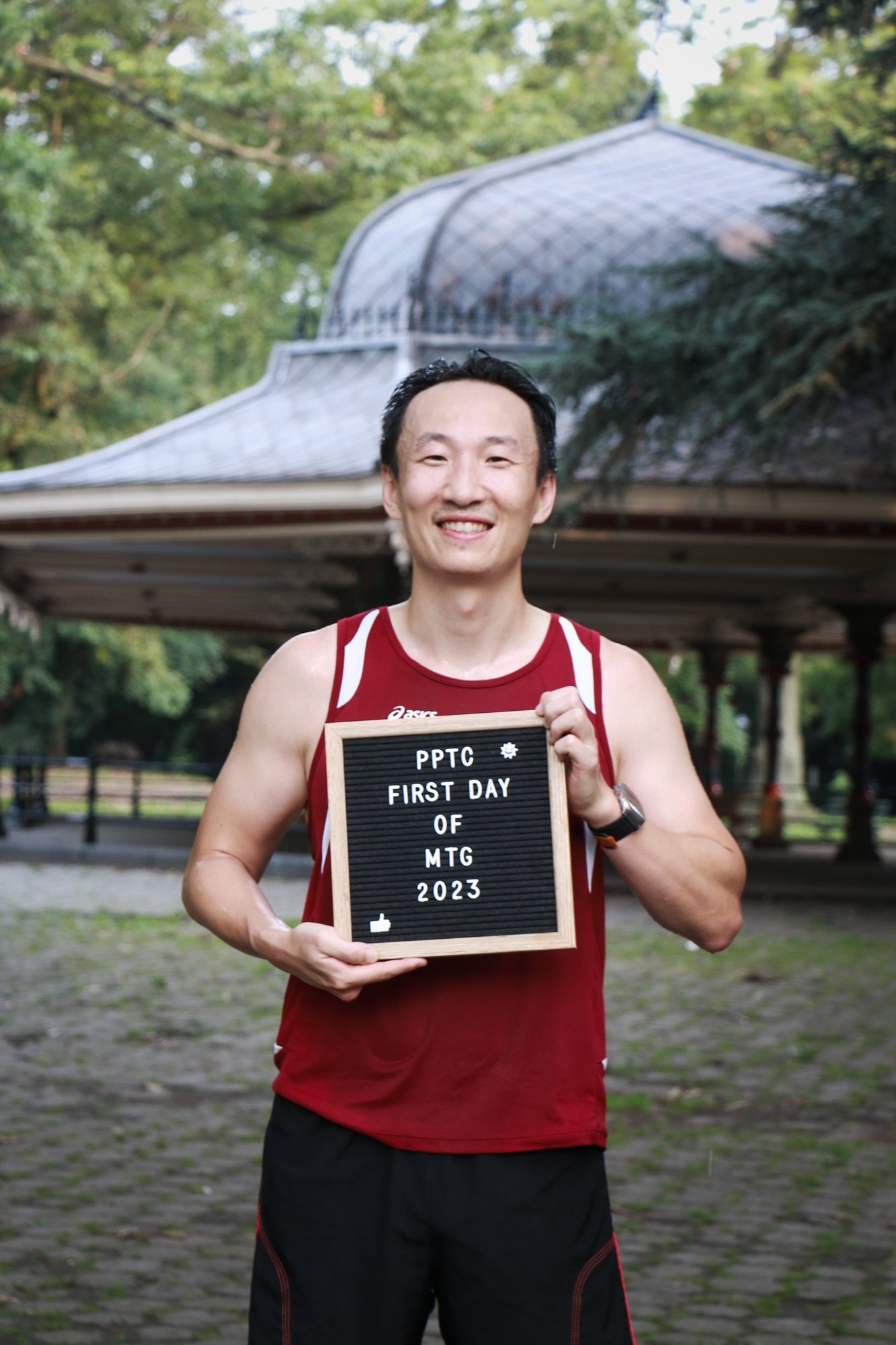 Will Yu, training for the NYCM