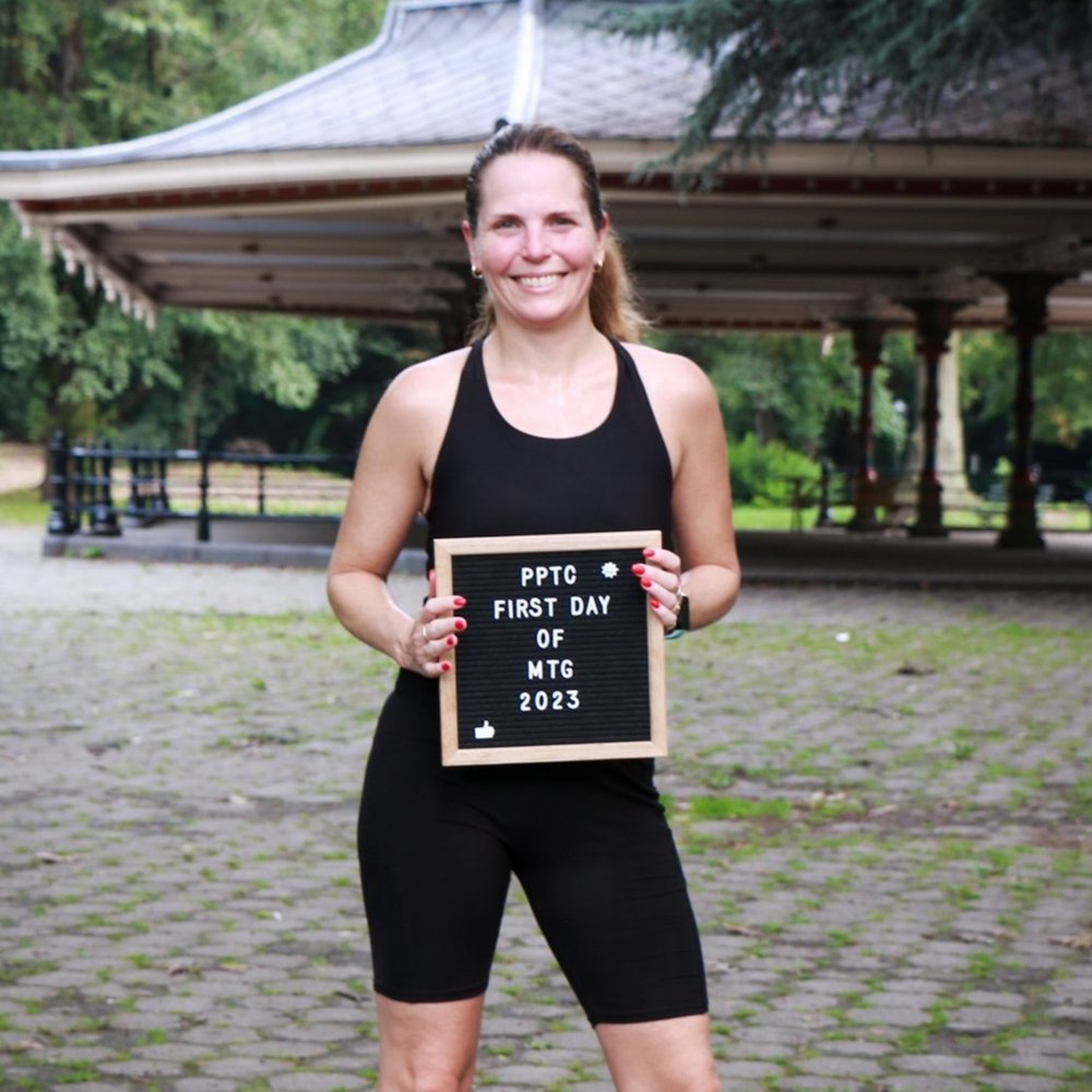Courtney Granger, training for the NYCM