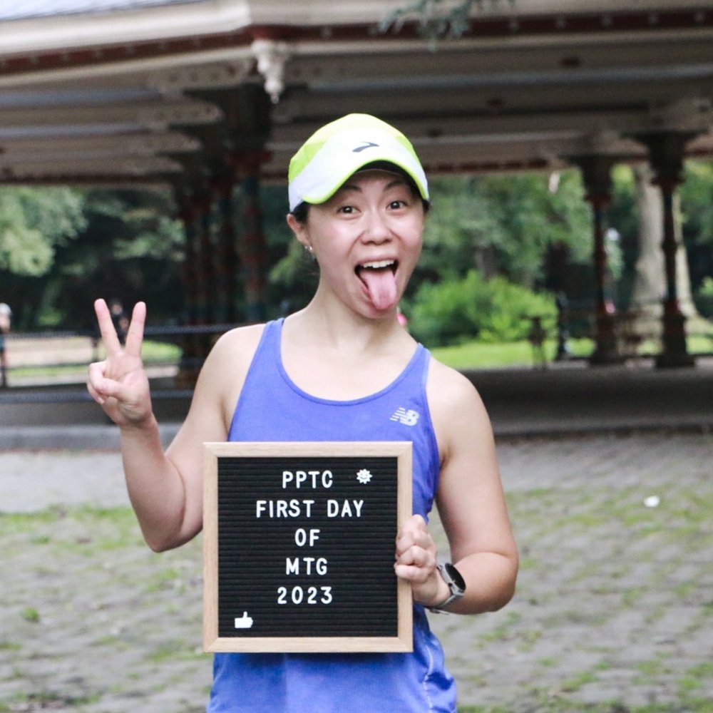 Susan Huang, training for the NYCM