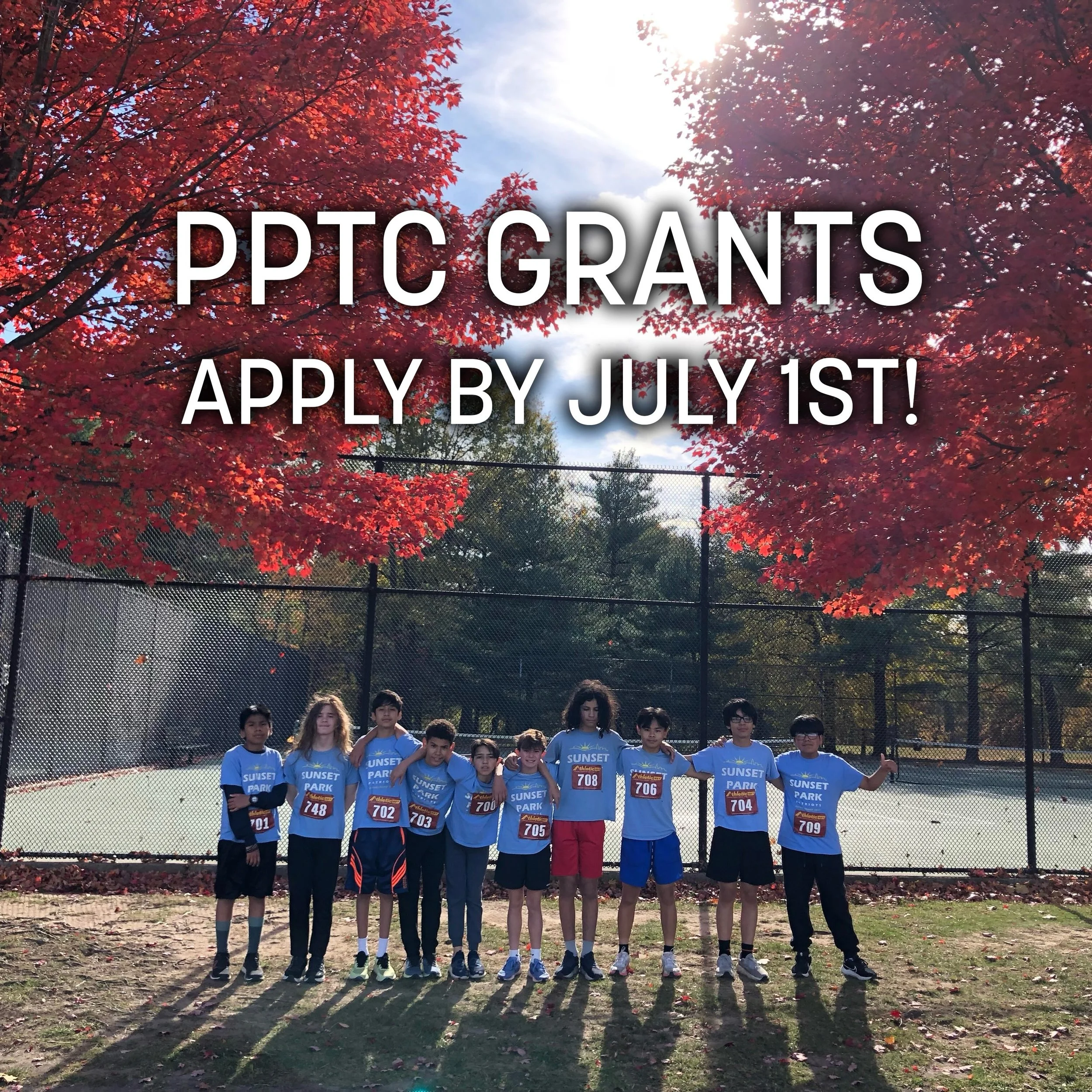 Receive a $1,000 grant to support running in Brooklyn! Learn more (pptc.org/grants), spread the word, and apply by July 1.

The PPTC Grants Program considers requests from community-based organizations, with priority given to those based in Brooklyn.