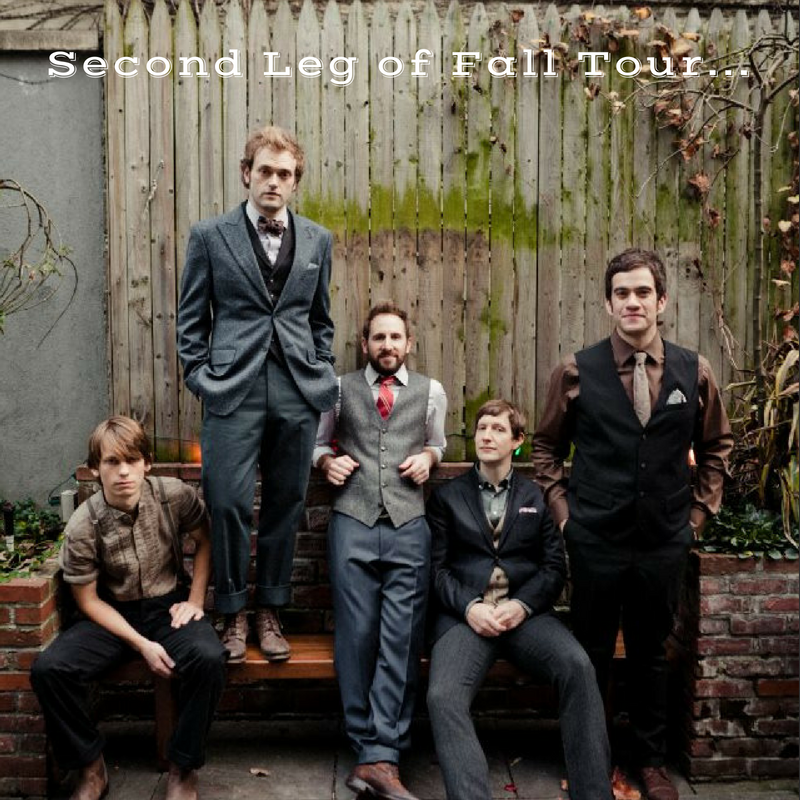 Second Leg of Fall Tour Announced