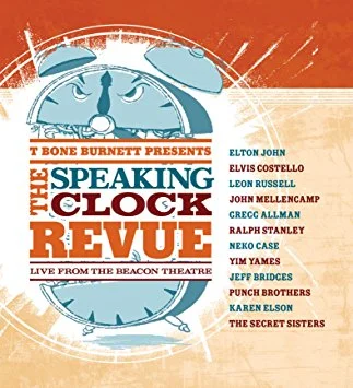 Boston Globe - Review of T Bone Burnett's Speaking Clock Revue