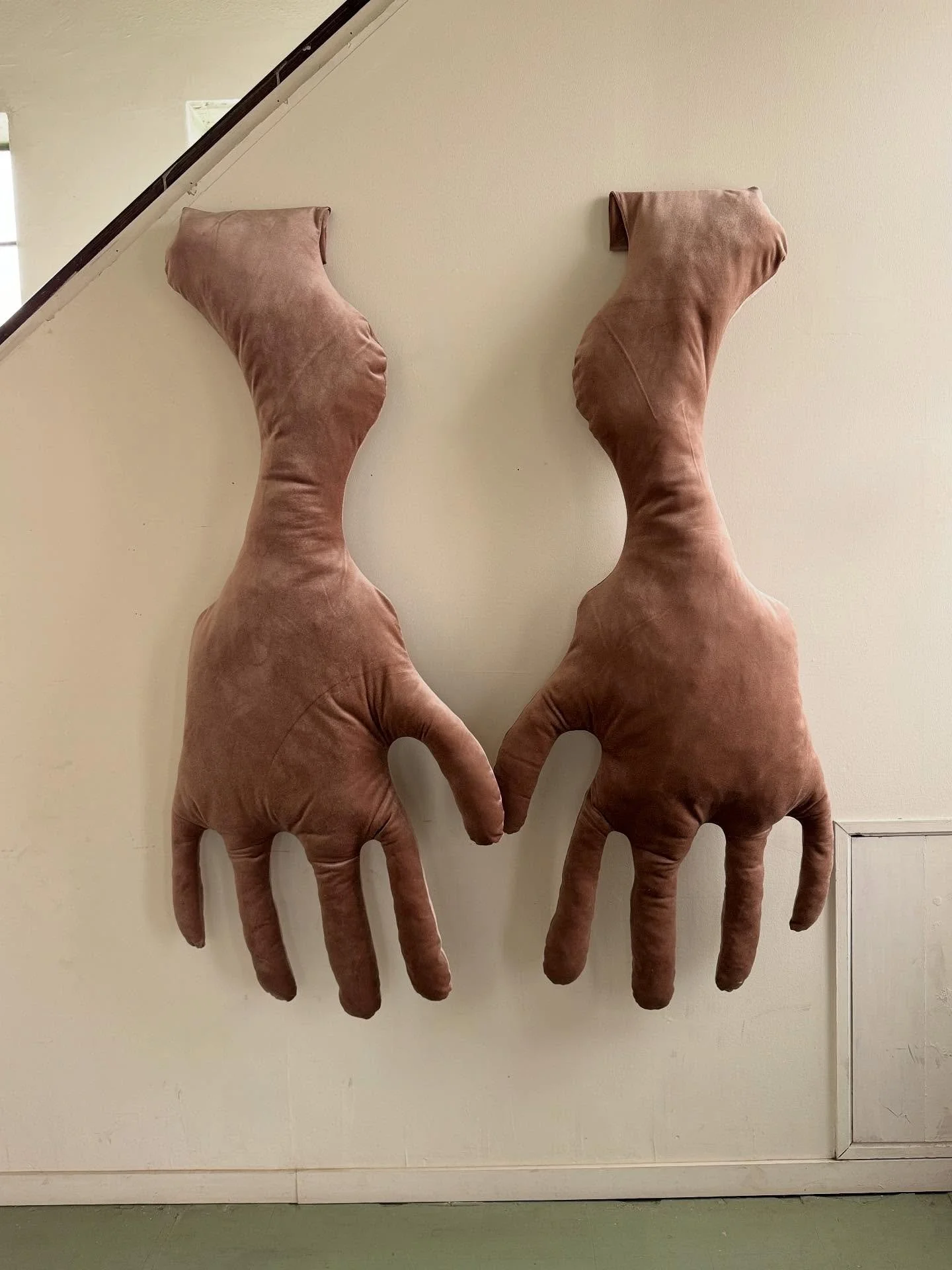 My Friend Grief
Soft sculpture 
Dedicated to Grant Hale &amp; all who love him 💛

&ldquo;Death is nothing at all.
I have only slipped away to the next room.
I am I and you are you.
Whatever we were to each other, 
That, we still are.

Call me by my 