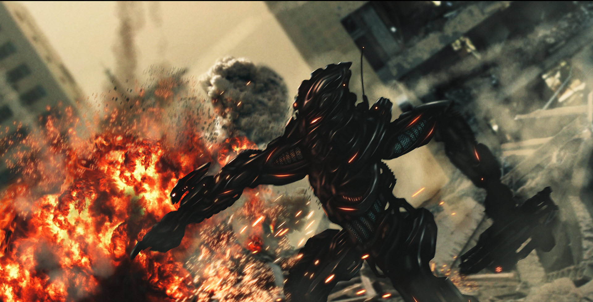 INVASIONConcept art for a sci-fi film