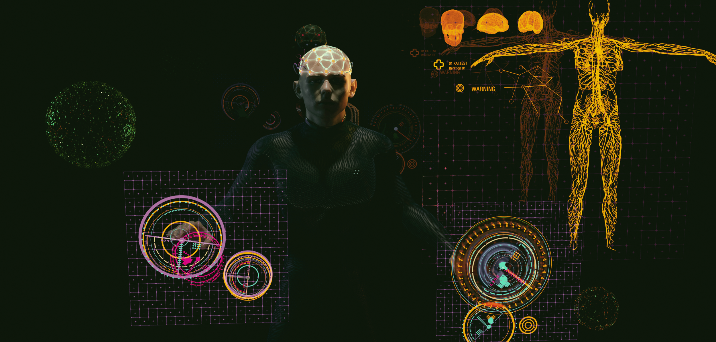 ARTIFICIAL INTELLIGENCEModeled in Zbrush Rendered in Redshift