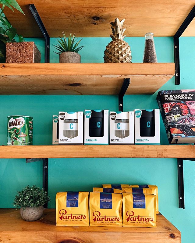 A shelf moment. As always, shoutout to @partnerscoffee for keeping us all well caffeinated! 💛