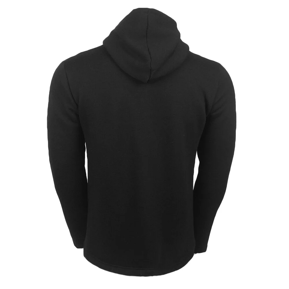 Mens LUXE FZIP FLEECE HOODIE TARMAC - Back.jpg