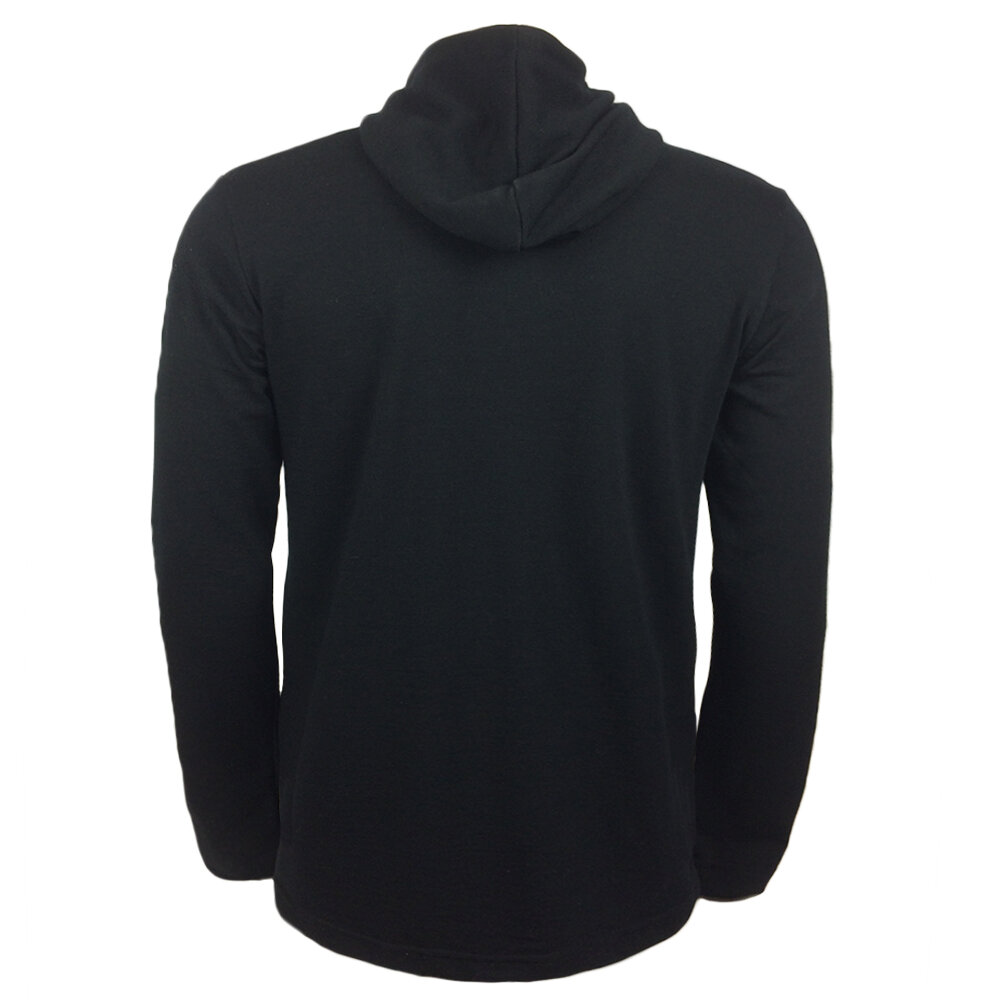 Mens SMOKIN' FZIP RUGBY KNIT HOODIE TARMAC  - Back.jpg