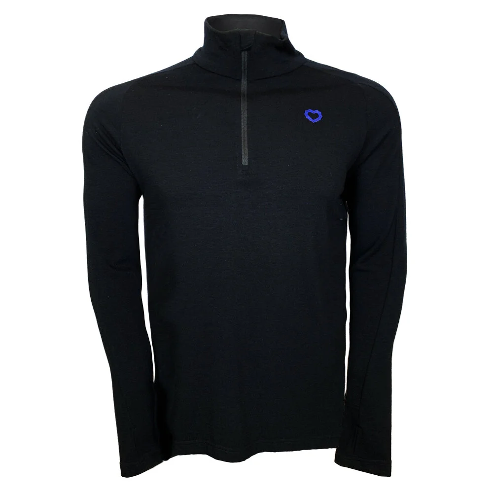 Mens WHEELIE HALF ZIP RUGBY KNIT FUNNEL NECK TARMAC - Front.jpg