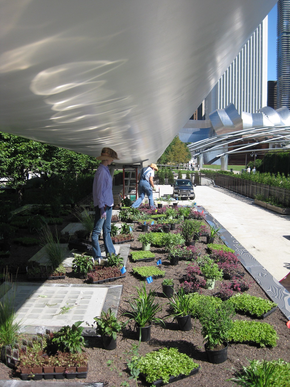 Lurie Garden Maintenance Building In