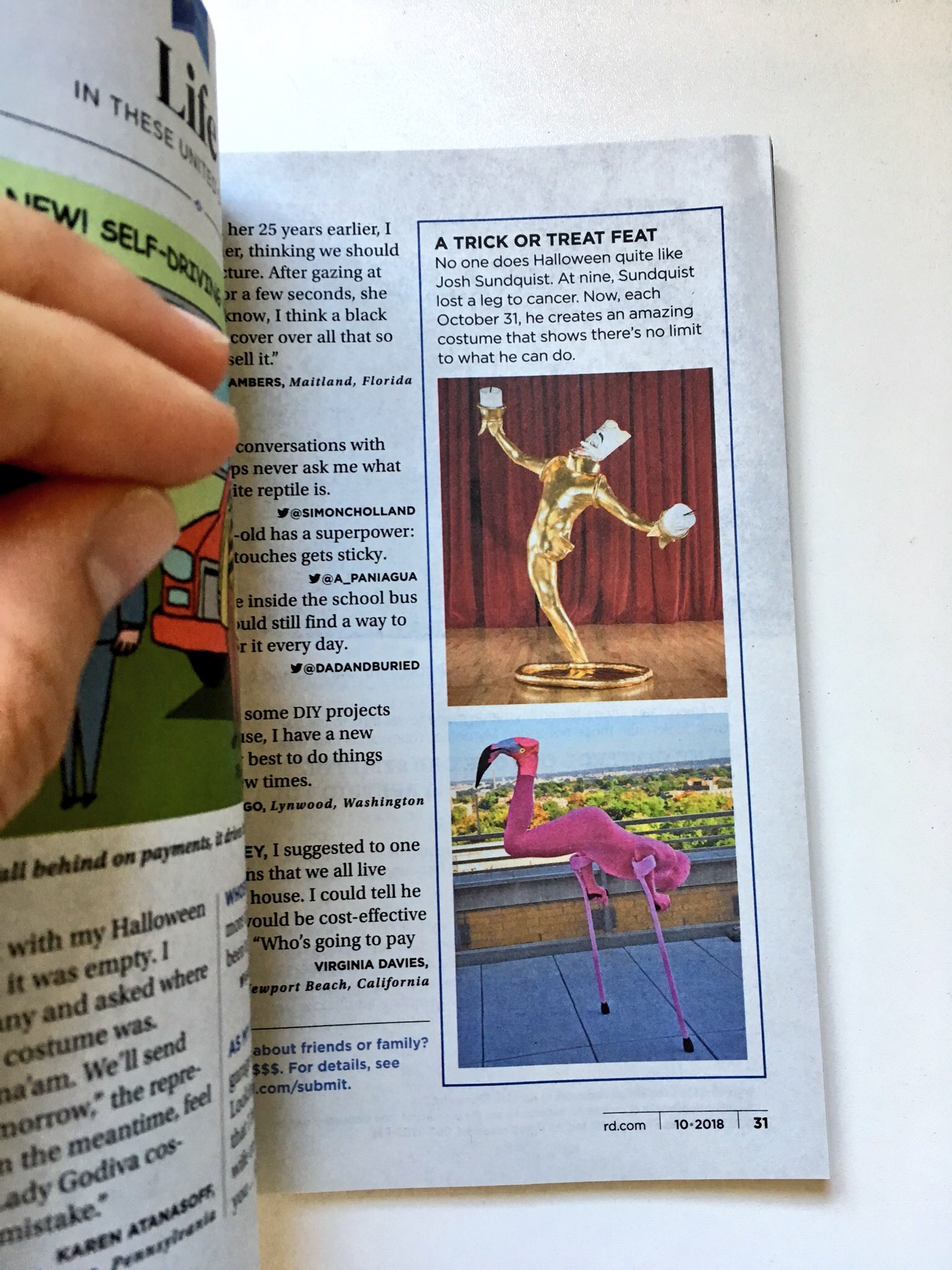 I'm in Reader's Digest!
