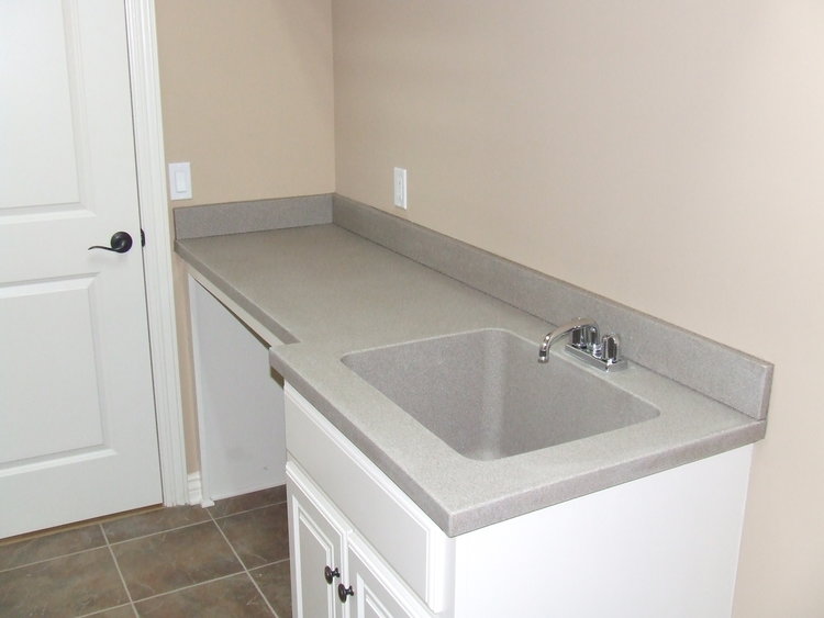 Laundry Tubs Classic Marble Fiberglass, Laundry Sink With Cabinet And Countertop