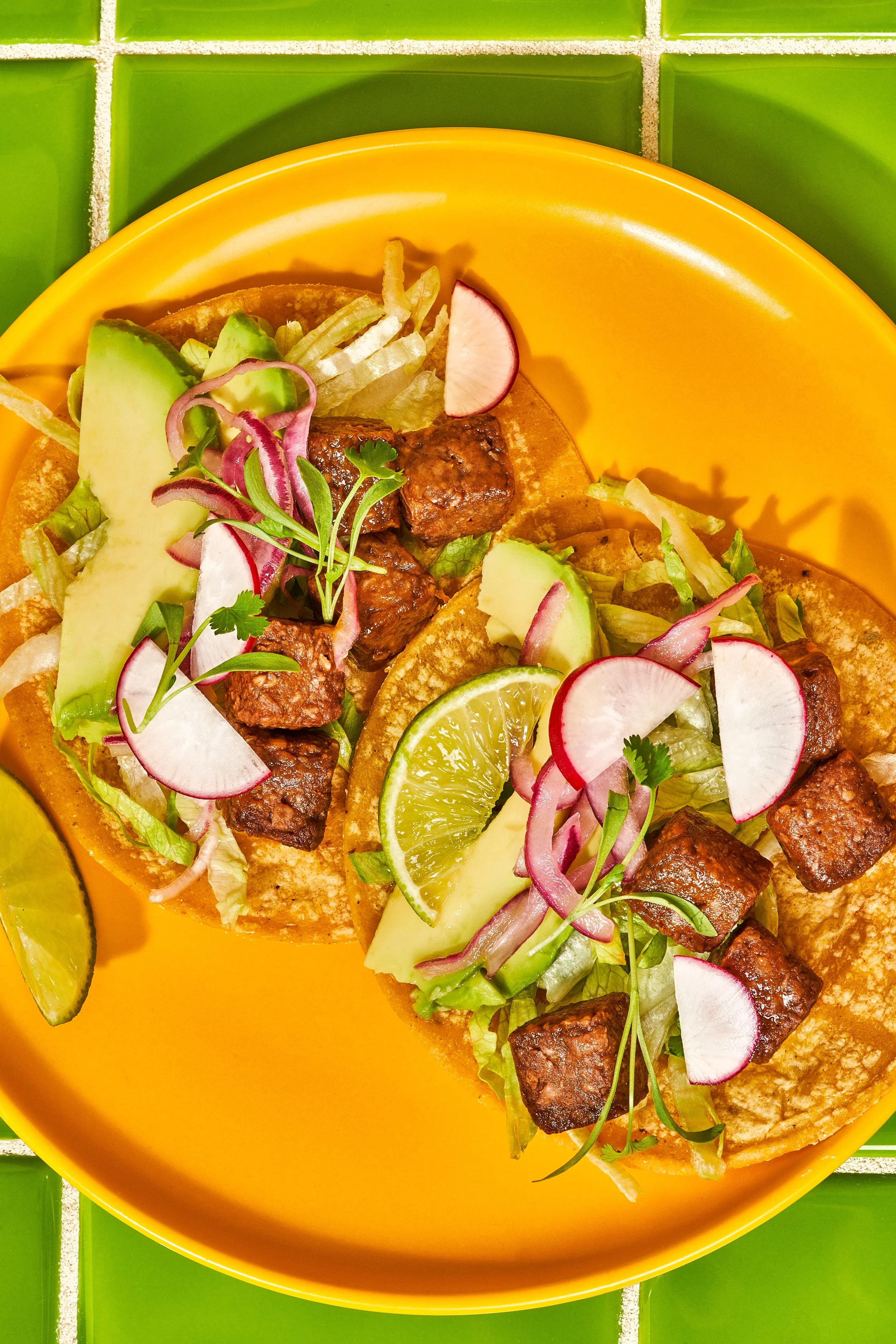 Blacksheep plant-based lamb meat alternative tacos