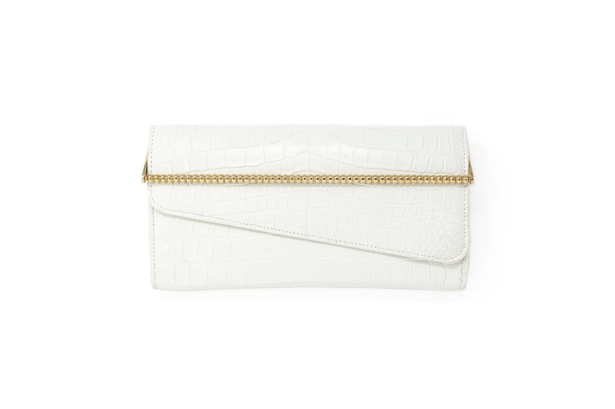 Luxury White Crocodile Women's Wallet