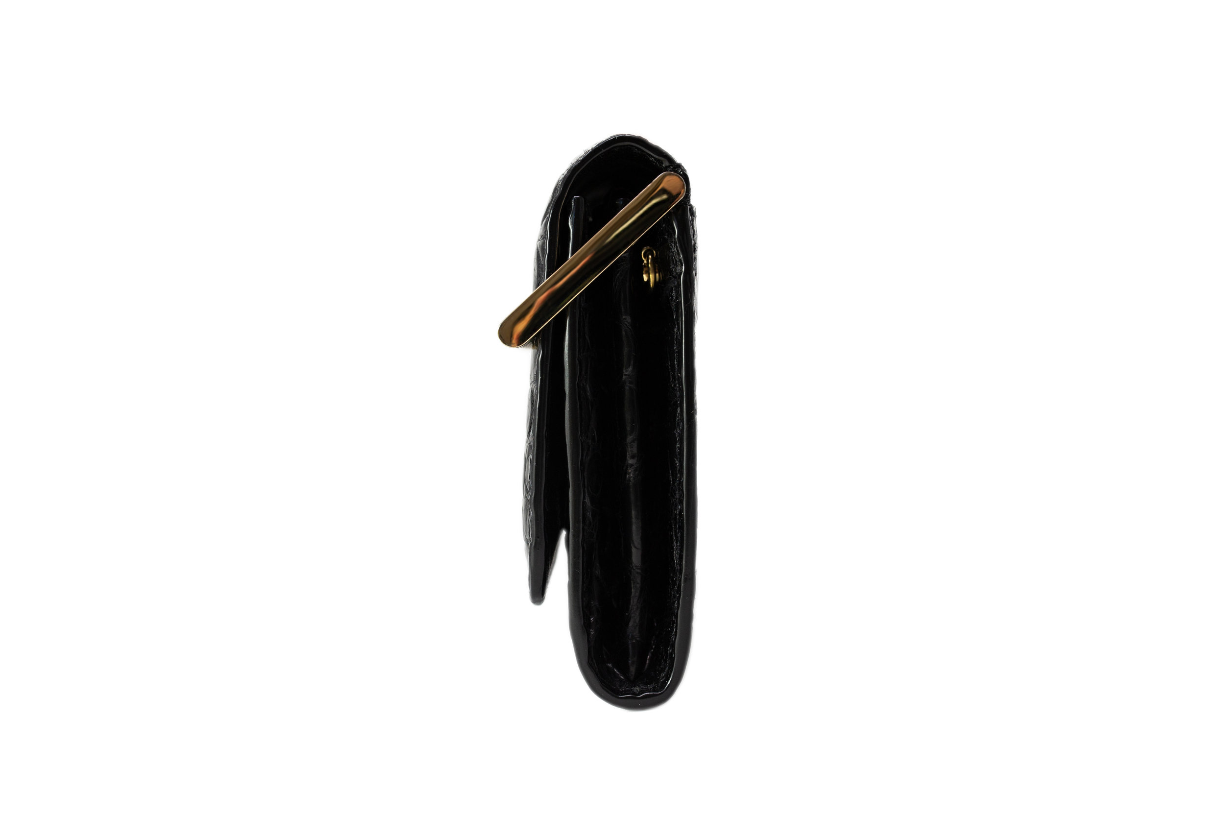 Luxury Black Crocodile Women's Wallet