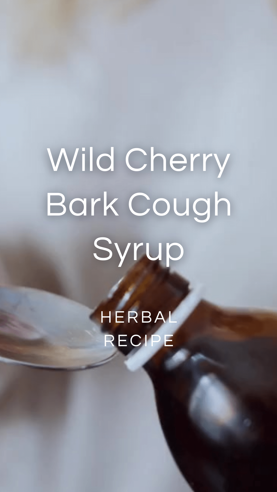 Wild Cherry Cough Syrup Recipe — Zhi Herbals