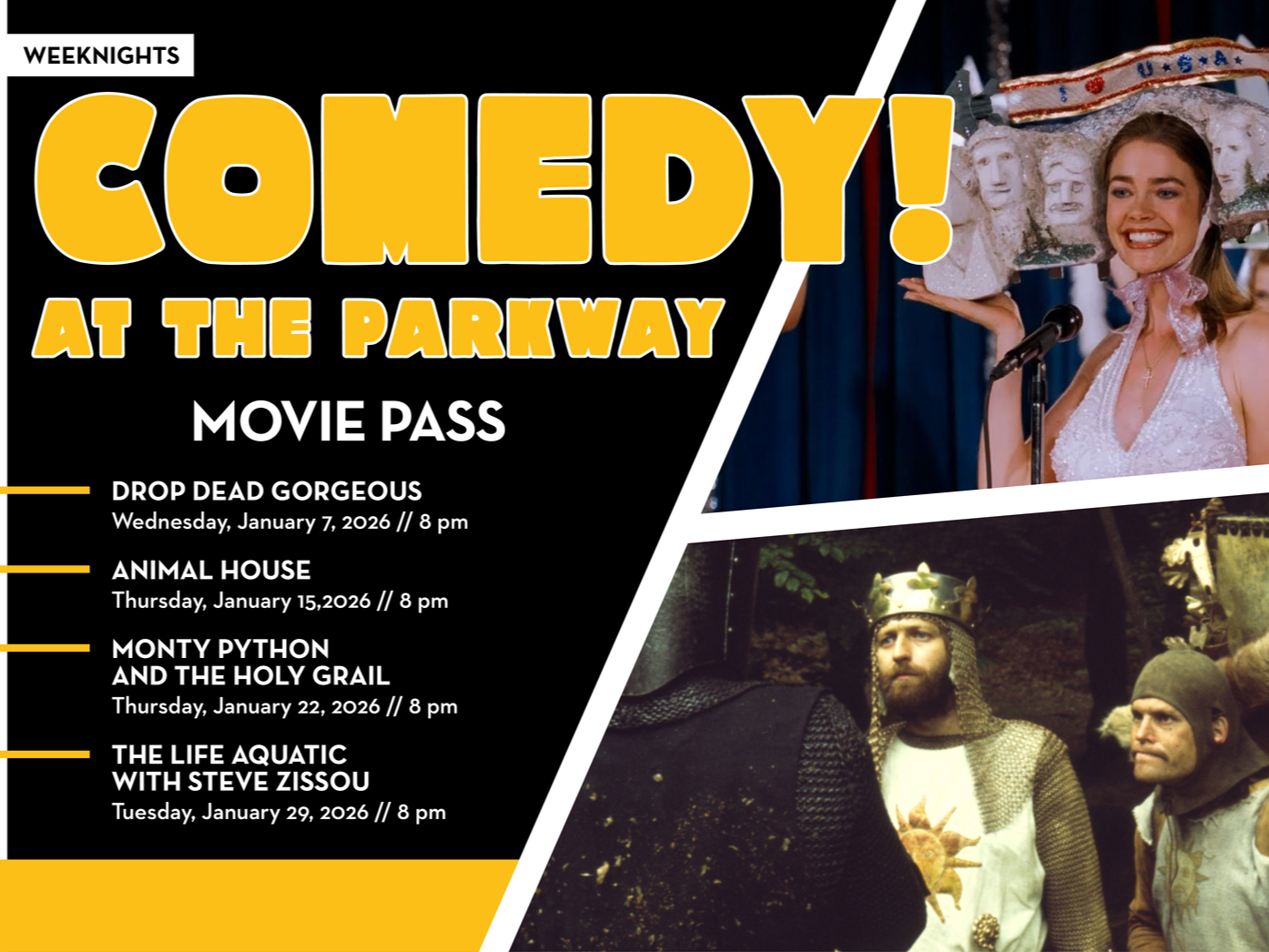 Comedy! at The Parkway // All Movie Pass